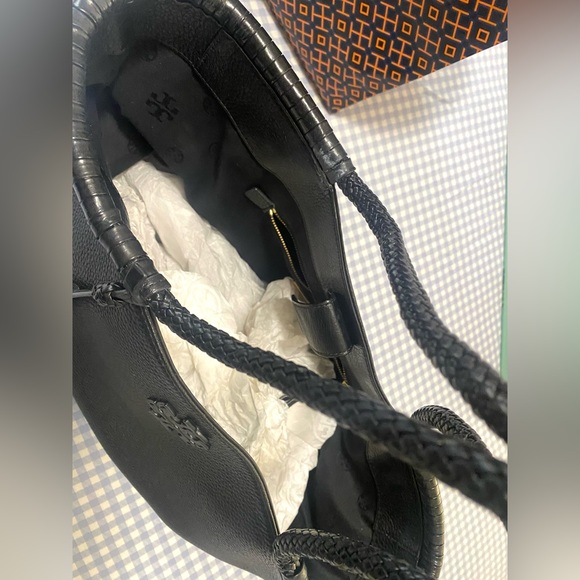 TORY BURCH XL IMPERIAL BLACK RAYLOR TOTE - Picture 14 of 16